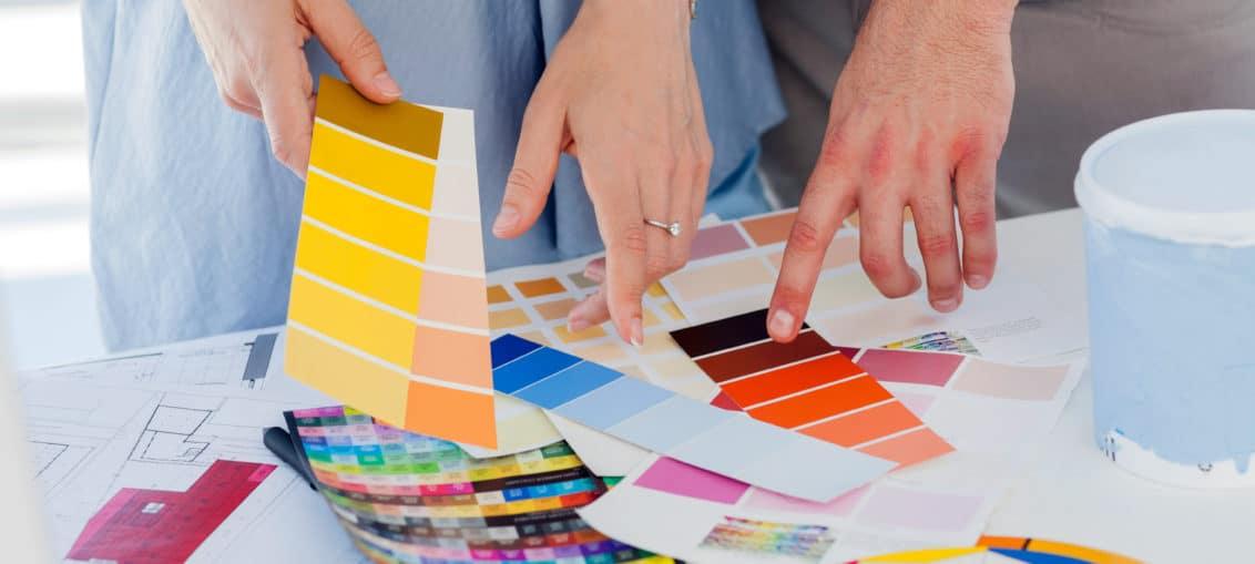 scelta colori interior design